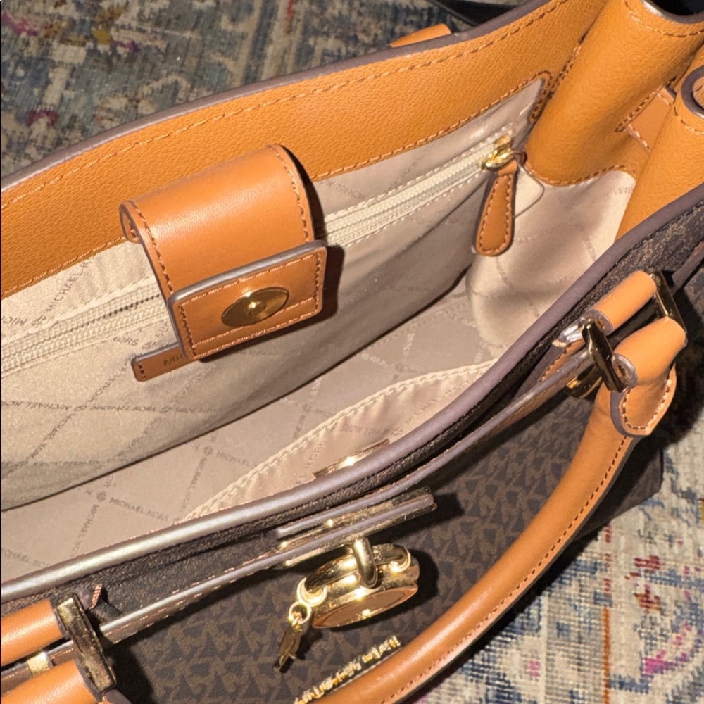 Michael Kors Brown and Tan Satchel - Picture 7 of 8